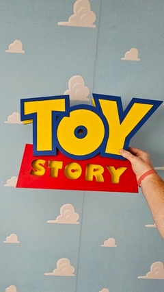 Toy Story logo luminoso - A pilas - 50x40cm - Led it be cuadros brillantes 