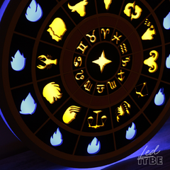 Reloj 12 casas caballeros del zodiaco Saint Seiya - Led it be cuadros brillantes 