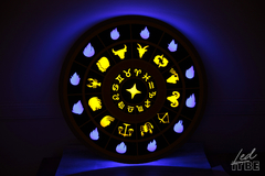 Reloj 12 casas caballeros del zodiaco Saint Seiya