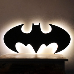 Cuadro led Batman / 5v / a pilas / 60cm largo / mdf 5,5mm - comprar online