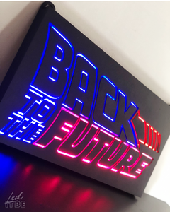 Back to the future volver al futuro cuadro led - tienda online