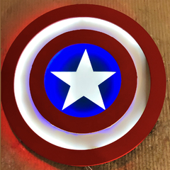 Capitan America logo led - tienda online