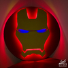 Iron Man led velador cuadro