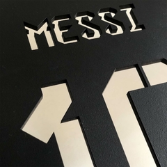 Messi camiseta Argentina | 50x50cm | Led a pilas 5v | - Led it be cuadros brillantes 