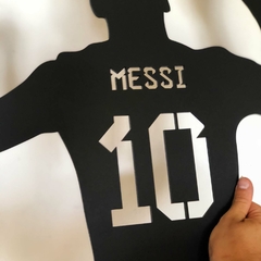 Messi camiseta Argentina | 50x50cm | Led a pilas 5v | - tienda online