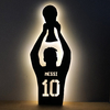 Silueta led Messi | 70cm | Copa del mundo | Pilas 5v incluidas