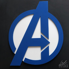 Cuadro Avengers en mdf y pintura acrilica - Led it be cuadros brillantes 