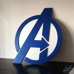 Cuadro Avengers en mdf y pintura acrilica
