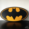 Cuadro Batman logo - 60x20cm