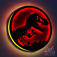 Jurassic Park cuadro led en internet