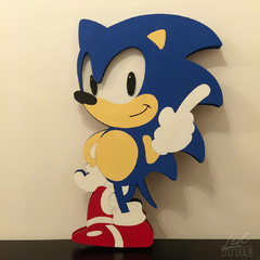 Sonic the hedgehog cuadro led - comprar online