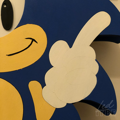 Sonic the hedgehog cuadro led en internet