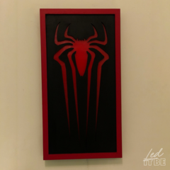 Imagen de Spiderman logo con marco rojo