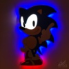Sonic the hedgehog cuadro led