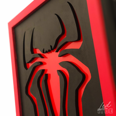 Spiderman logo con marco rojo - comprar online