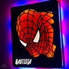 Cuadro led Spiderman con nombre personalizable