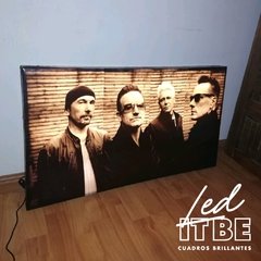 Cuadro en lona led U2