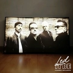 Cuadro en lona led U2 - comprar online