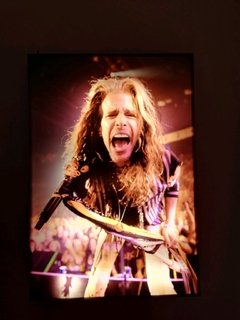 Backlight led Steven Tyler Aerosmith 75x50cm