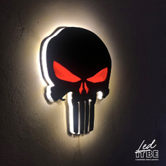 Cuadro velador led The Punisher - comprar online