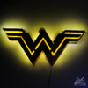 Mujer Maravilla Wonderwoman logo led