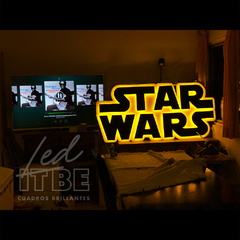 Imagen de Cuadro led Velador Star Wars