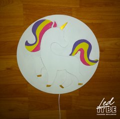 Unicornio Cuadro led - Led it be cuadros brillantes 