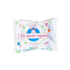 Alfajor sabor coco Un Rincón Vegano x 80g