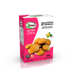 GALLETITAS PEPAS VAINILLA X 200 GR. DIMAX