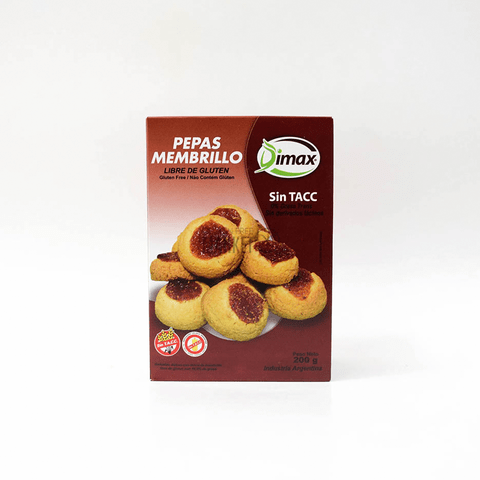 GALLETITAS PEPAS MEMBRILLO X 200 GR. DIMAX