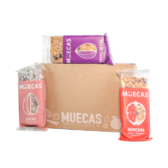 Barrita cacao, avellanas y coco Muecas