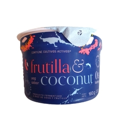 Tipo yogur a base de coco sabor frutilla sin azúcar Quimya x 170g