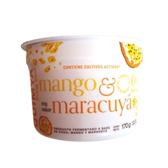 Tipo yogur a base de coco sabor mango y maracuya Quimya x 170g