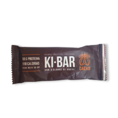 Barra proteica natural Kibar sabor cacao