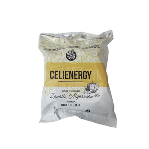 Alfajor de zapallo y algarroba con chocolate Celienergy 60g