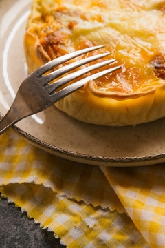 5 tarteletas (jamón y queso + roquefort y cebolla)