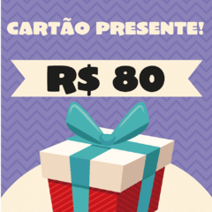 Cartão Presente na internet