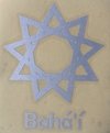 Adesivo para carro – Bahá’í estrela 9 pontas - prata - comprar online