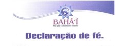 Cartão Bahá'í de Declaração – Adulto