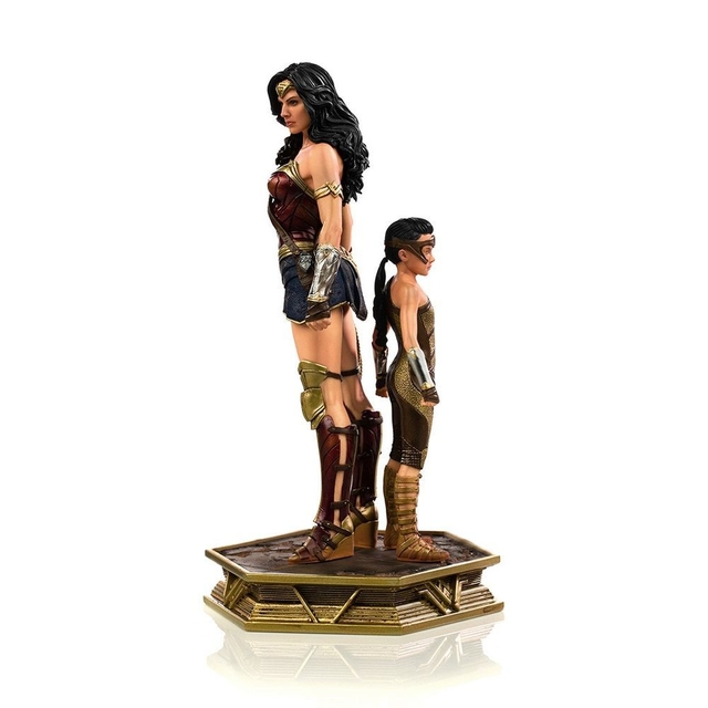 Estátua Wonder Woman e Young Diana Deluxe - WW84 - Art Scale 1/10 Iron Studios