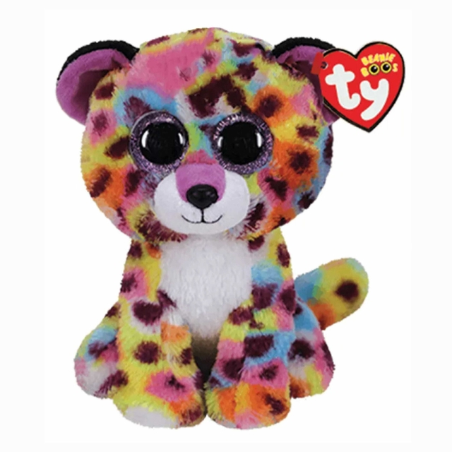 Pelúcia Beanie Boos Ty Leopardo Giselle 16 Cm Toyng 44098