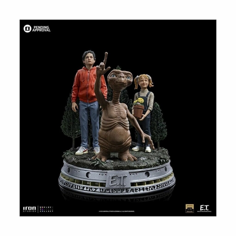 E.T., Elliot and Gertie (VERSÃO DELUXE) - 1/10 Art Scale - E.T. - Iron Studios