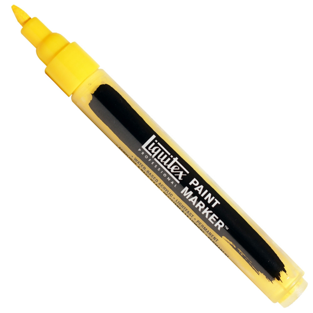 Marcador Liquitex Paint Marker Fine 830 Cadmium Yellow Medium Hue