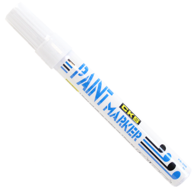 Marcador Permanente CKS Paint Marker Branco