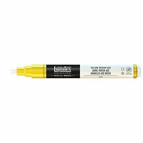 Marcador Liquitex Paint Marker Fine 412 Yellow Medium Azo