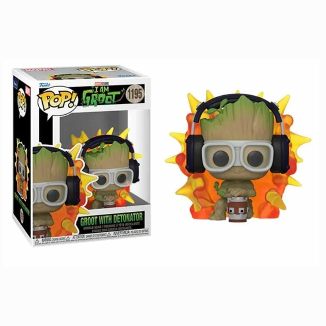 Boneco Funko Pop Marvel Groot With Detonator 1195