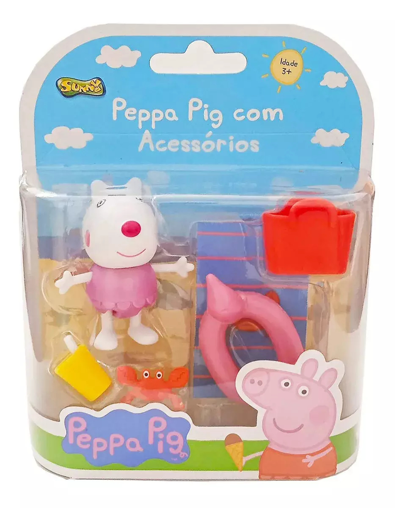 Casinha Casa Gigante Completa Com Acessórios Peppa Pig Sunny