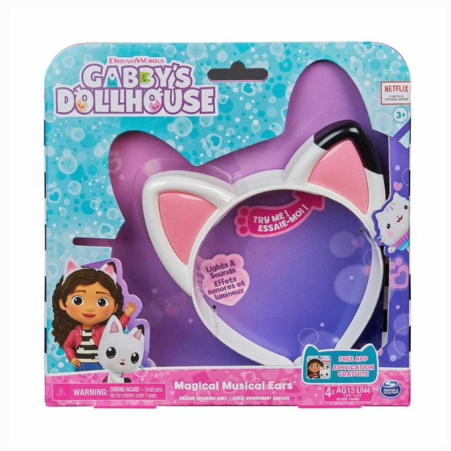 Gabby's Dollhouse Tiara Musical Orelhas Mágicas 3064 Sunny Spin Master 