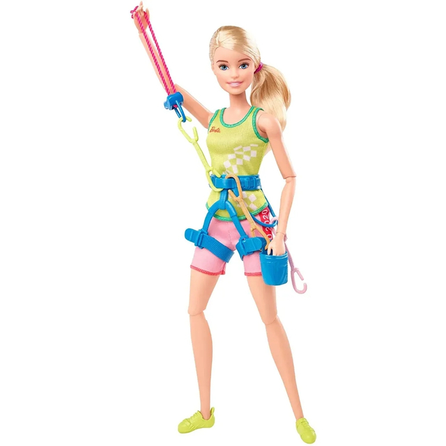 Boneca Barbie Olimpíadas Tokyo 2020 Escalada Esportiva Mattel Gjl73