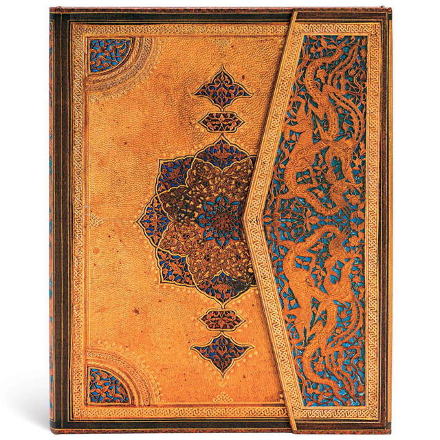 Caderno Paperblanks 23x18cm Pautado Capa Dura Safavid Binding Ultra 16014
